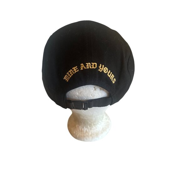 Respect Boundaries Black Embroidered Cap Otto Cap One Size Adjustable - Picture 3 of 5